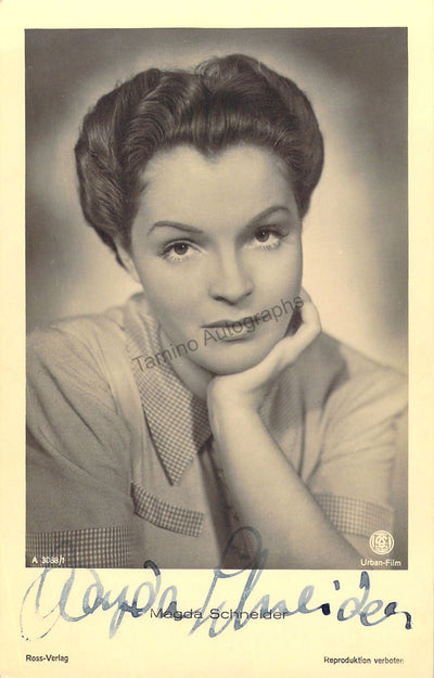 Schneider, Magda - Signed Photograph