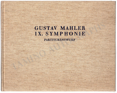 Mahler, Gustav - Symphony 9 Facsimile Edition