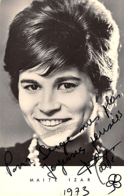 Izar, Maite - Signed Photo