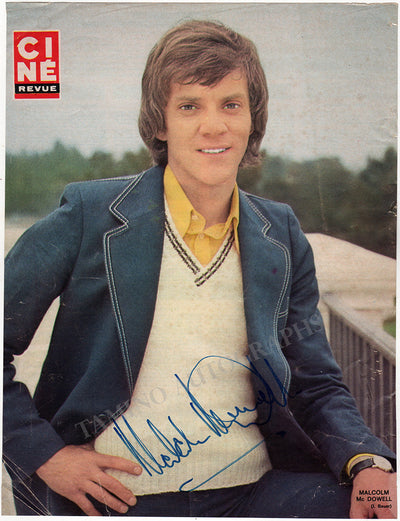 McDowel, Malcolm - Signed Large Photograph