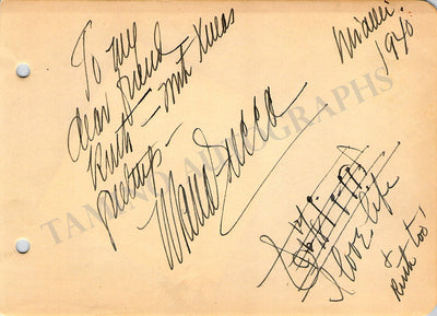 Mana-Zucca -  Autograph Music Quote Signed 1940