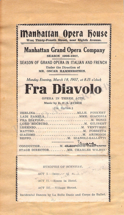 Manhattan Opera Company - Opera Performances Clip Lot