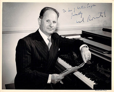 Rosenthal, Manuel - Signed Photograph 1949