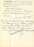 Journet, Marcel - Autograph Letter Signed 1906