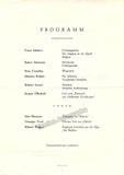 Wittrisch, Marcel - Signed Program Zurich 1948