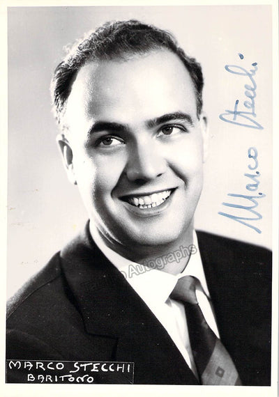 STECCHI, Marco (Various Autographs)