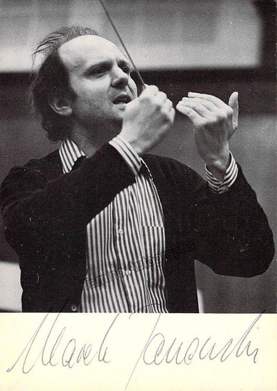 Janowski, Marek - Signed Photo in Rehearsal