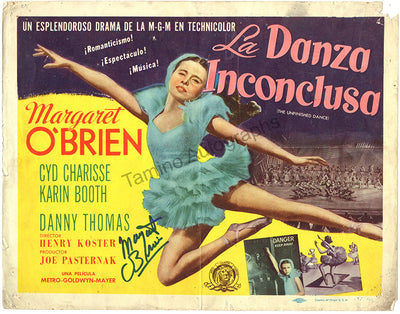O'Brien, Margaret - Large Photograph Signed in "Unfinished Dance"