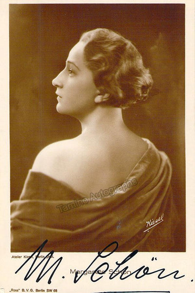 Schon, Margarete - Signed Photo