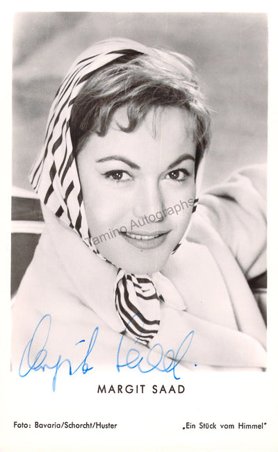 Saad, Margit - Signed Photograph
