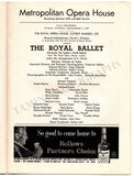 Fonteyn, Margot - Somes, Michael - Signed Program 1957