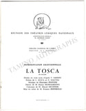 Callas, Maria - Zeffirelli, Franco - Double Signed Program Tosca Paris 1965