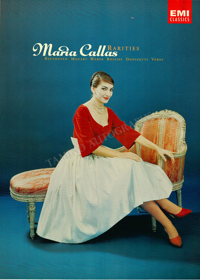 Callas, Maria - EMI Records Poster "Rarities"