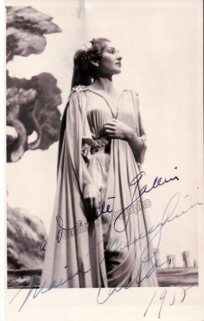 Callas, Maria - Signed Photo as Norma