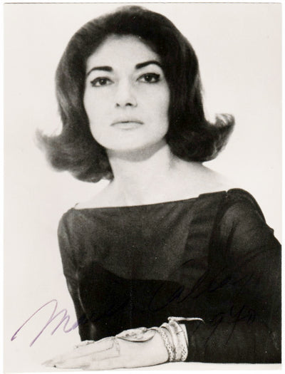 Callas, Maria - Signed Photo 1970