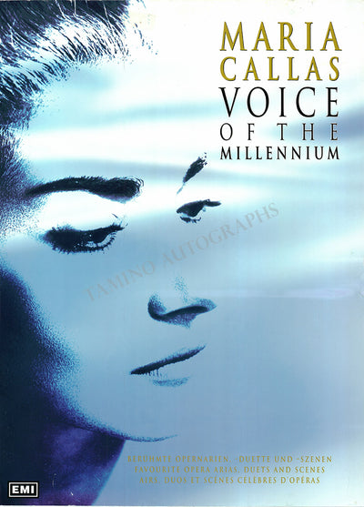Callas, Maria - EMI Records "Voice of the Millenium" Poster