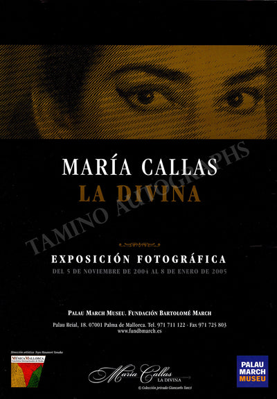Callas, Maria - Exhibit "Maria Callas: La Divina" 2005 Poster