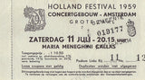 Callas, Maria - Rescigno, Nicola - Signed Program Amsterdam 1959