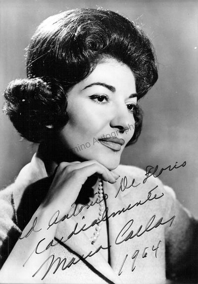 Callas, Maria - Signed Photo 1964