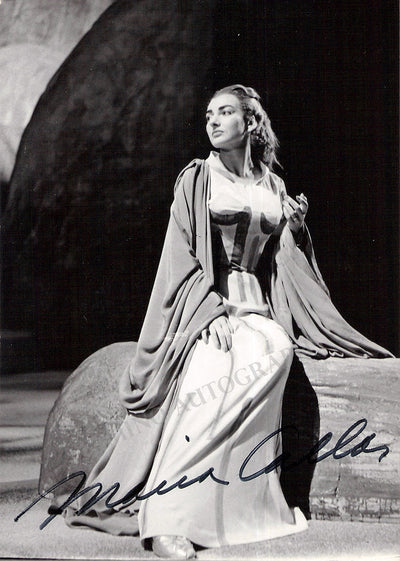 Callas, Maria - Signed Photo in Norma at La Scala