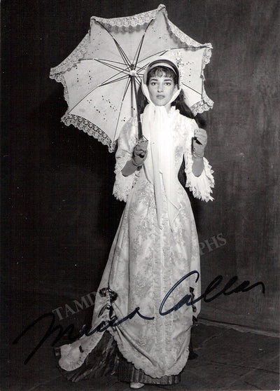 Callas, Maria - Signed Photo in La Traviata
