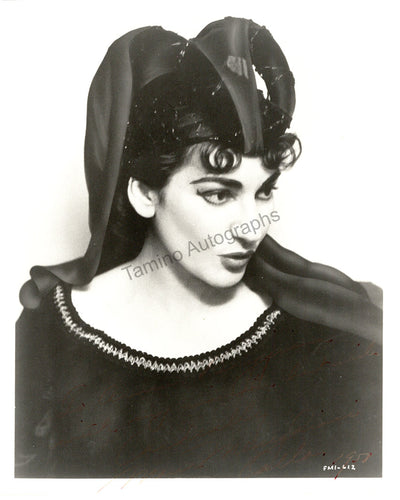 Callas, Maria - Signed Photo in Trovatore