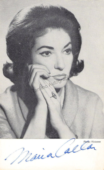 Callas, Maria - Signed Photo