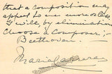 Carreras, Maria - Autograph Note Signed