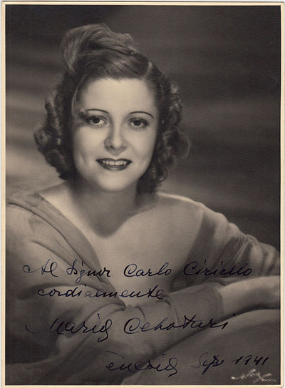 Cebotari, Maria - Various Autographs