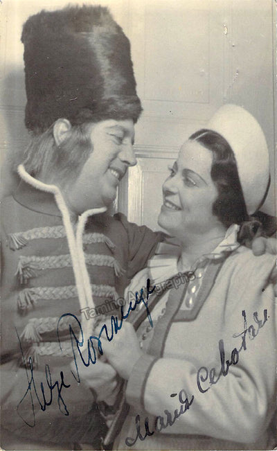 Cebotari, Maria - Roswaenge, Helge - Double Signed Photograph