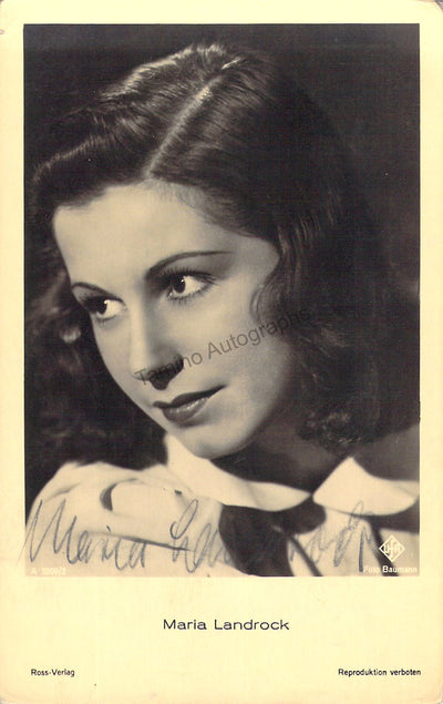 Landrock, Maria - Signed Photograph