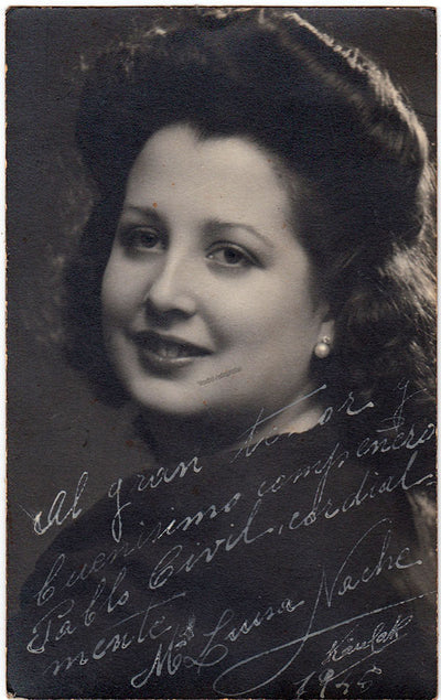 NACHE, Maria Luisa (Various Autographs)