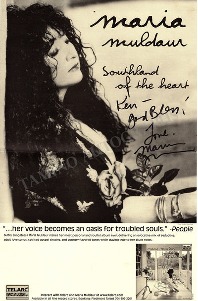 Muldaur, Maria - Signed Playbill