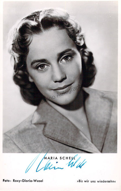 Schell, Maria - Signed Photograph