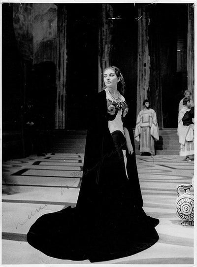Callas, Maria - Signed Photo in Medea at La Scala 1954