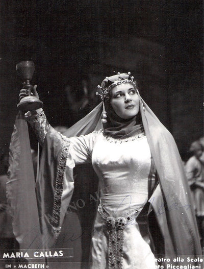 Callas, Maria - Signed Photo in Macbeth