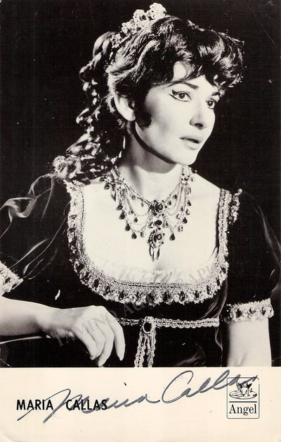 Callas, Maria - Signed Photo in Tosca