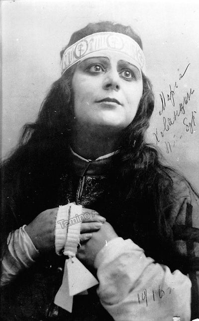 Davidova, Maria - Signed Photo in Role 1916