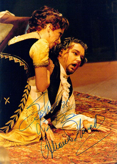 Licitra, Salvatore - Ionata, Maria Pia - Double Signed Photograph in Tosca 2002