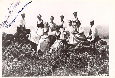 Trapp, Maria von - Wasner, Franz - Double Signed Photograph