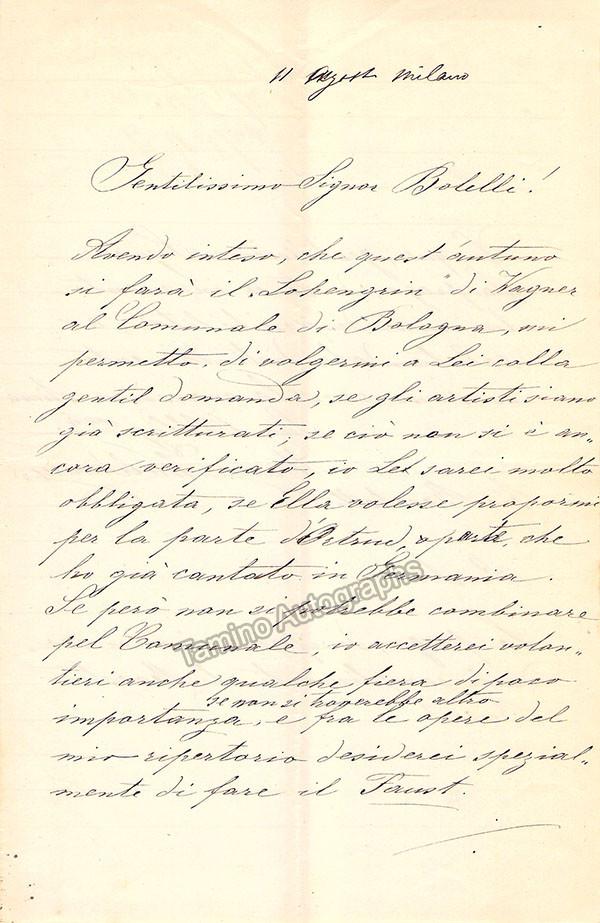 Waldmann, Maria - Autograph Letter Signed