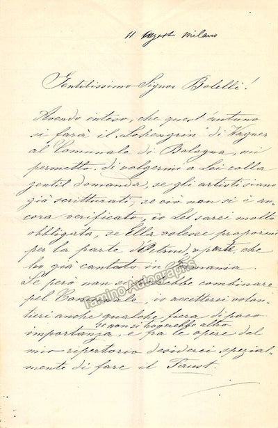 Waldmann, Maria - Autograph Letter Signed