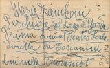 Zamboni, Maria - Signed Photo Postcard in Turandot in 1926