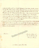 Davies, Marianne - Autograph Letter Signed 1772