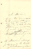 Cabel, Marie - Autograph Letter Signed 1853