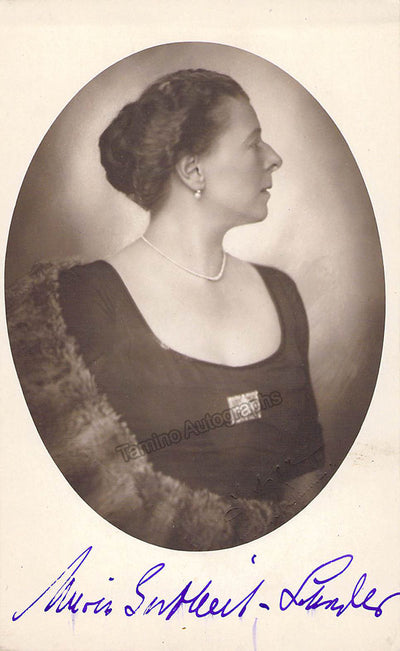 GUTHEIL-SCHODER, Marie (Various Autographs)