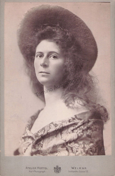 Gutheil-Schoder, Marie - Vintage Cabinet Photograph