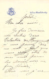 Sasse, Marie - Autograph Letter Signed + Vintage Print