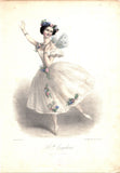 Paris Opera Ballet - Collection of 14 Vintage Colored Lithographs 1850s