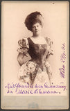 Lehmann, Marie - Signed Cabinet Photograph 1896